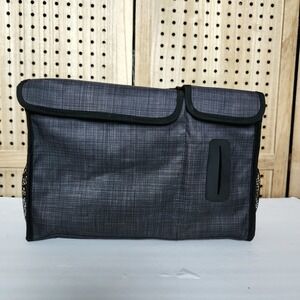 Thirty-One PACK N PULL CADDY Car Storage Organizer Bag Pattern:‎ Black Cross Pop